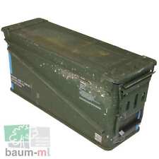 ORIGINAL BUNDESWEHR MUNITIONSKISTE  8140-12-342-3637 STAHL GROß OLIV