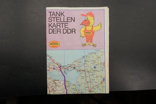 Tankstellenkarte ddr minol - tankstellenkarte,