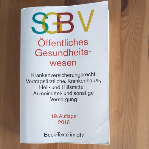 Sgb recht des öffentlichen - v,
