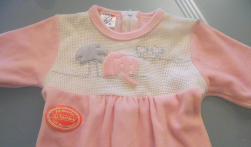 Vintage baby strampler overall - vintage,