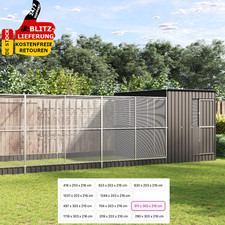 Voliere mit Erweiterung