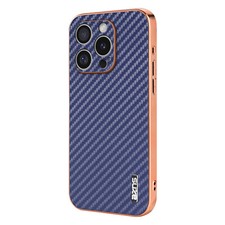 Schutz Hülle Für iPhone 16 Pro Max 15 Plus 14 13 12 11 Carbon Optik Cover Case