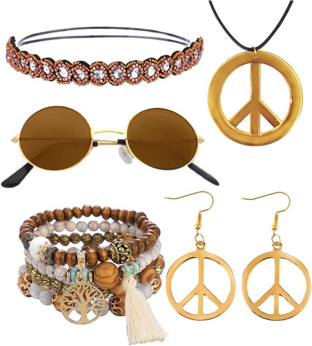 Hippie accessoires stück - accessoires,