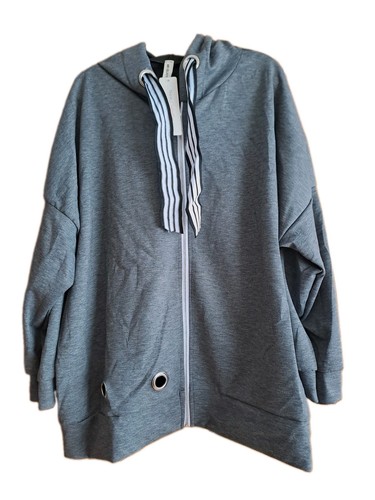 Sweatjacke grau 52 - grau, gr.