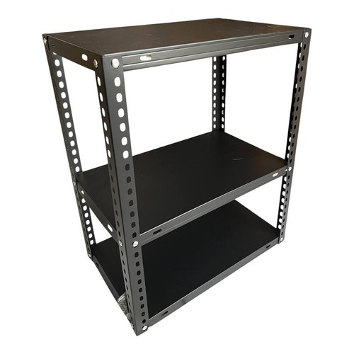 Metallregal schwarz 50x30x60 - schwarz, ,
