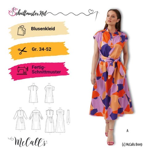 Schnittmuster blusenkleid - schnittmuster,