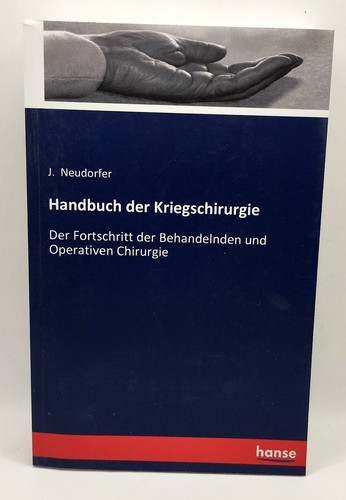 Handbuch der kriegschirurgie - der,