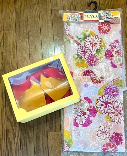Japanisches yukata set mit obi - set,