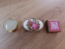 3 Pillendosen unterschiedliches Material , bitte ansehen