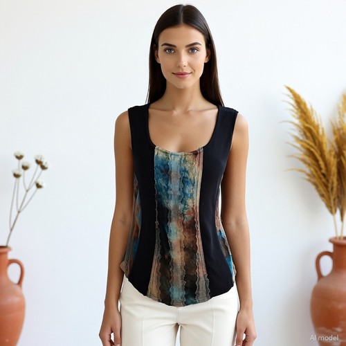 Lagenlook top mehrfarbig - lagenlook,