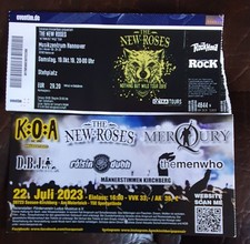 2 ALTE KONZERT TICKETS THE NEW