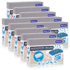 10x Wenko Nachfüllpackung Feuchtigkeitskiller RaumEntfeuchter, 1kg Granulat
