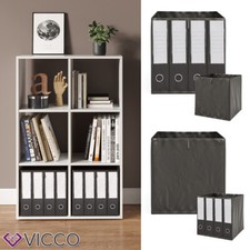 Raumteiler Würfelregal Standregal Weiß Faltbox Wohnzimmer Regal 70x110 cm Vicco