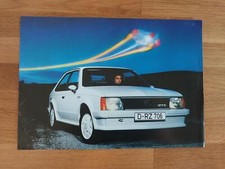 Opel Kadett D GTE - PROSPEKTBLATT (3/1983)