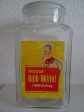 Maggi Bonbon-Glas Vorratsbehälter Deckel Bonboniere Schauglas Antik Groß 28cm