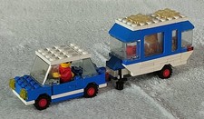Lego 6694 Car with Camper Town Wohnwagengespann Vinage