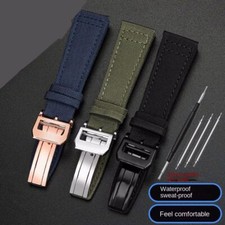 Nylon Canvas Uhrenarmband passend für IWC PILOT Portugal Stoff 21 mm 22 mm Ar...
