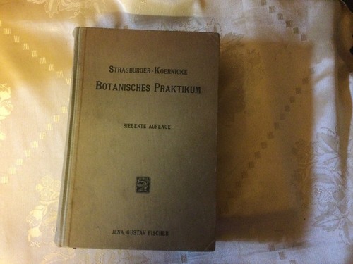 Strasburger das botanische - e.,