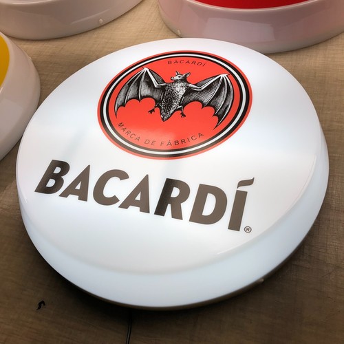 Bacardi rum leucht - leucht, wandschild