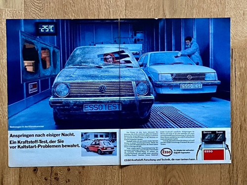 Esso klimakammer golf opel - vw,