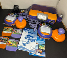 Vtech V.Smile Lernkonsole 4 Spiele V Tech 2 Controller Joystick Mikro TOP✅ OVP✅
