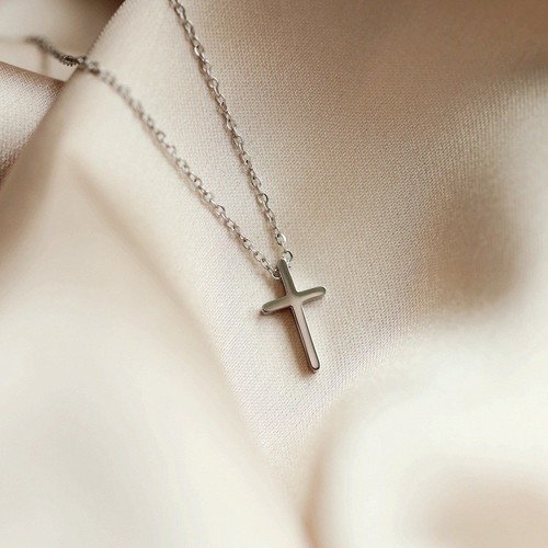 Kleine kreuz halskette damen - kleine,