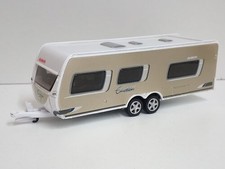?Wohnwagen Dethleffs Exclusiv Emotion °TOP mit Figuren° 1:55 Siku 2542 #2504