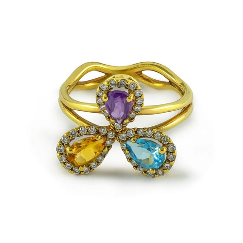 Tropfen mehrfarbiger diamant - tropfen,