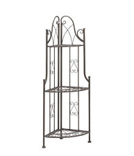 Eckregal Antik Blumenständer in Vintage-Optik Eisen 46 x 32 x 117.5 cm, Dehner