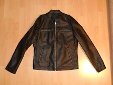 Original GAS Man Biker Lederjacke Schwarz Gr. 52 (L) - einfach Klasse!!