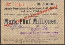 Dessau Landesbank Richard Kohl