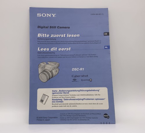 Sony cyber shot dsc - sony, dsc-r1