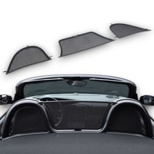 Windschott passend für Porsche Boxster 986 in schwarz