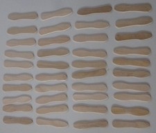 Eislöffel Holz, Eisstiel Spaten Einweg 40 Stück Verkostung Kuchen Gelee Essen