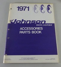 Zubehör-Katalog / Teilekatalog OMC Johnson Außenborder von 1971