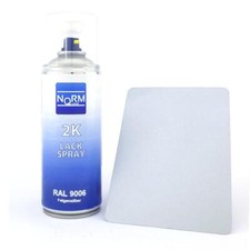 Norm 2K Felgenlack Felgensilber RAL 9006 glänzend 400ml Sprühdose Lackspray