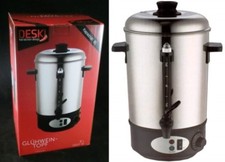Glühweinkocher 8L Glühweinautomat Edelstahl 8 Liter Teekocher 8 L Glühwein 1800W