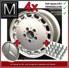 4 Kanaldeckelfelgen + Kappen +