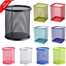 Stifthalter Büro rund Metallgitter Sfitehalter Stiftebecher Schreibtisch Organ ↕