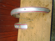 Original DDR Klappfahrrad Minirad Fahrrad 20 Zoll Schutzbleche Set  vorn hinten