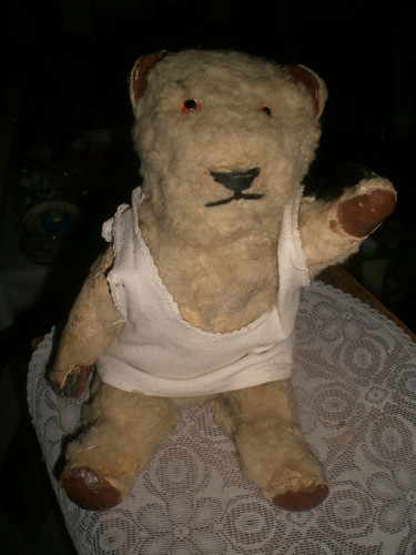 Antiker teddybär voll - antiker, teddybär,voll