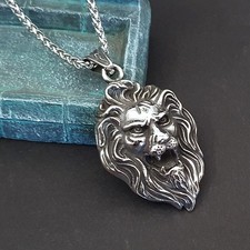 Wolf Anhänger Edelstahl Kettenanhänger