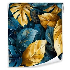 Vliestapete Blätter Grün