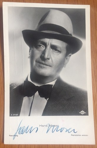 Hans moser 1964 - moser, signiert