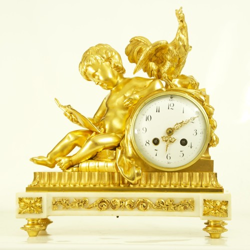 Hochfeine bronzeuhr um 1850 - hochfeine,