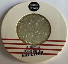 50 Euro Silber Frankreich 2017, mit Patina, Jean Paul Gaultier, 1. Ausgabe Rot