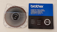 1x BROTHER 405-08 Schrift GERMAN TYPENRAD script 1012 elektr. Schreibmaschine