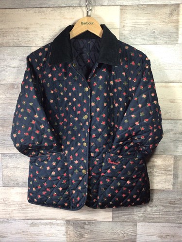 Barbour navy floral mae - navy, "mae