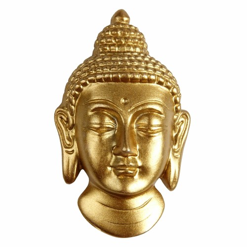 Buddhakopf magnet golden cm - 7,
