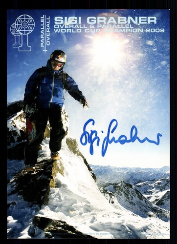 Sigi grabner autogrammkarte - sigi,